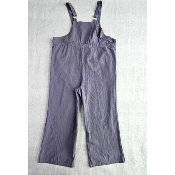 Unbranded Twill Overalls Women's Size S (W42xL25) Y2K Loungewear Drawstring - Picture 3 of 9